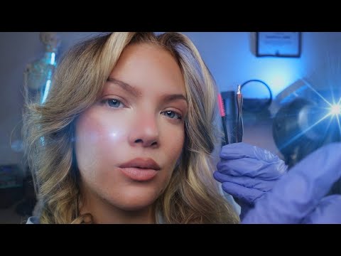 ASMR Ultimate Ear Exam: You hear Inaudible Whispers, Otoscope Ear Inspection, Ear Cleaning, Binaural