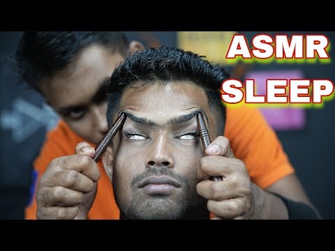 ASMR Sleeping Head Massage For Deep Sleep | Stick Head Massage And Neck Cracking ASMR