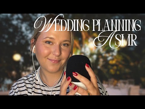 ASMR wedding planning tips (whispered & soft spoken)