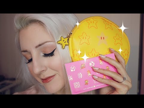 Shu Uemura x Super Mario Bros Collection (ASMR whispering + packaging sounds)