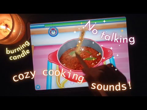 Asmr Playing Cooking Mama On My iPad To Make You Relax (NO TALKING & LOFI)