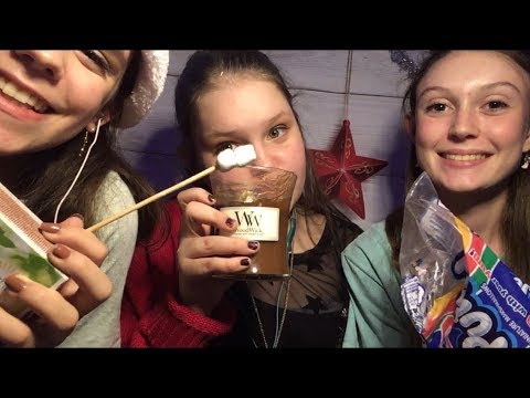 ASMR Roasting Marshmallows Over a Crackling Candle (Ft. ASMR Froggy & Liz)