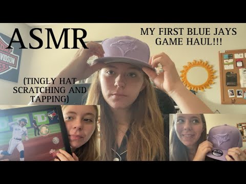 ASMR blue jays game haul!!!!! (my first sports game)