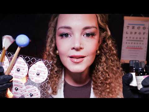 ASMR Realistic Cranial Nerve Exam 🧠 Whispered Medical Roleplay For Relaxation (Eyes Closed)