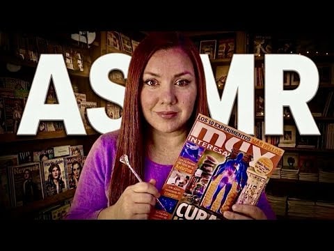 ASMR Español Te Leo una REVISTA para Dormir 