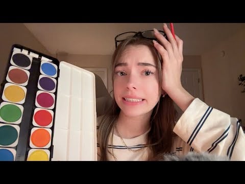 Worst Reviewed Face Painter Paints Your Face ASMR 
