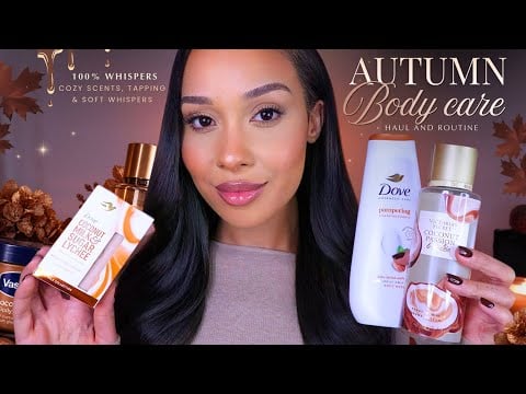 ASMR Cozy Autumn Hygiene & Body Care Routine 🍂🤎 Cozy Scents & Self Care 100% Pure Clicky Whispers