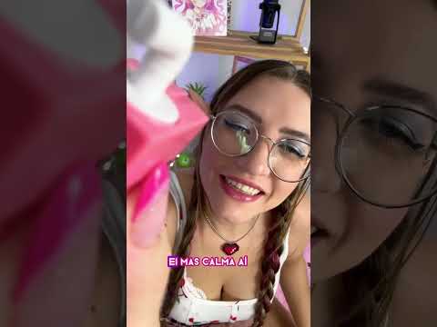 Você se apaixonou pelo suco, não é mesmo? 🤔😅 #asmr #fabricscratching #tingles