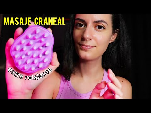 ASMR español MASAJE CRANEAL Delicado para dormir 💤