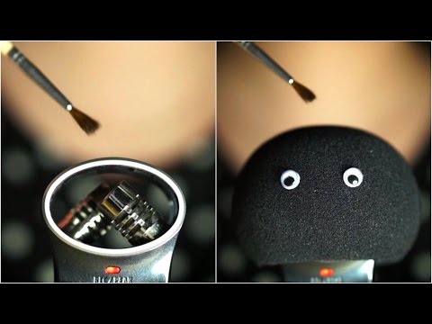 ASMR. Brushing the Mic and Windshield (No Talking)