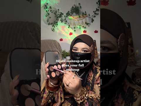 ASMR - Hijabi makeup artist does your fall makeup ,long version with hairstyle is down below #asmr
