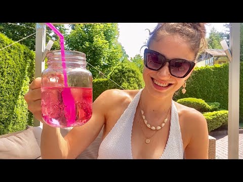 lofi asmr in the garden - tapping, scratching, rambling ☀️