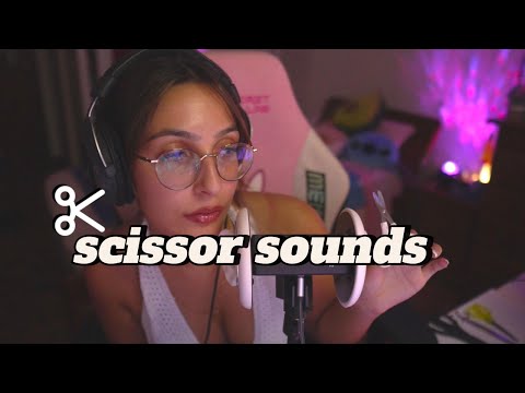 ✂️ ASMR Scissor Sounds (5 different scissors, cutting paper, invisible scissors)