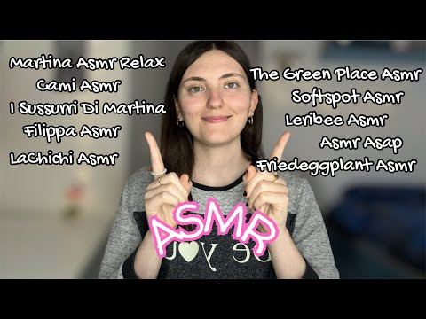 Un trigger per ogni ASMR ARTIST PT.1 🤍