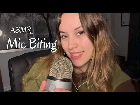 ASMR Mic Biting and Other Mouth Sounds | Blue Yeti