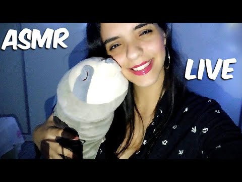 ASMR AO VIVO - LIVE DA PREGUICINHA!