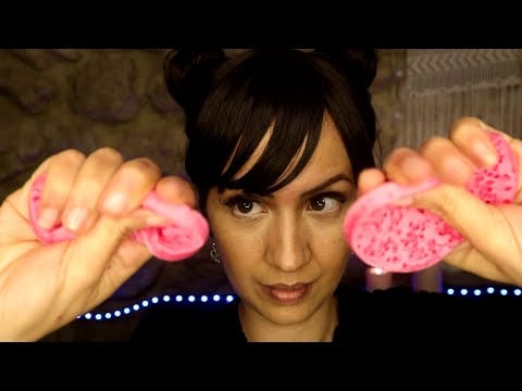 ASMR - SOIN DU VISAGE RELAXANT (layered sounds) - vidéo interactive