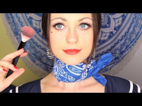 [ASMR] Deutsch/German ~ 50s MAKEUP Roleplay ~ Ich Schminke Dich ~ SAILOR GIRL