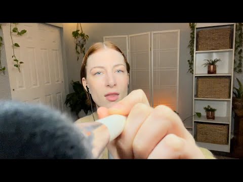 Asmr putting on your makeup, brushing your face #shorts
