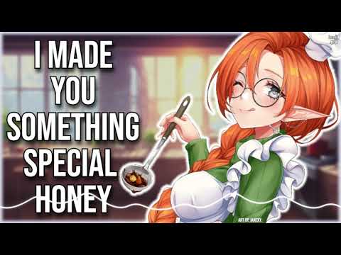 [3DIO] Elf Girlfriend Prepares a Meal and Pampers you ASMR RP | Ear Rubs & Head Scratches