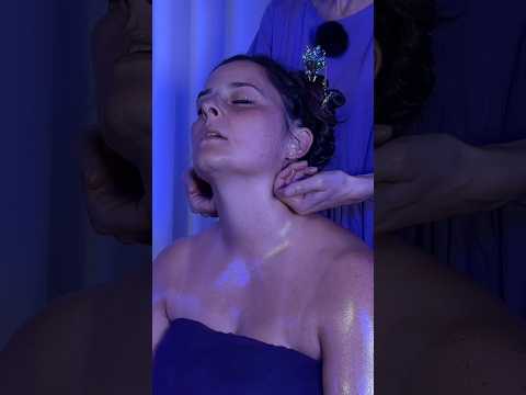 DEEP NECK MASSAGE #asmr  Real Person #sleep #massage #satisfyingvideo