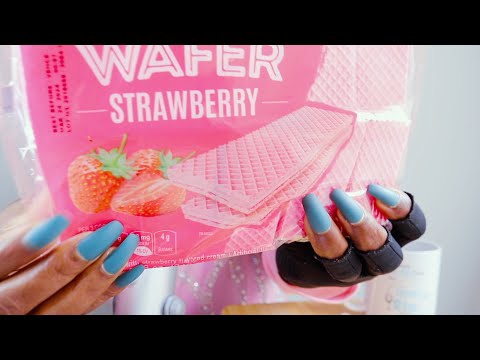 Sugar Wafer ASMR Eating Sounds