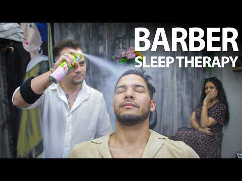 SLEEP ASMR | Sleep With The Best Barber Massage On The World (head, face, ear, neck massage)