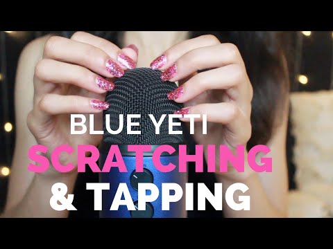 Blue Yeti Mic Scratching & Tapping ~ Fast, Slow, Varied ~ Tingly ASMR  | No Talking