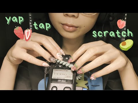 asmr | yap, tap, & scratch since i'm free