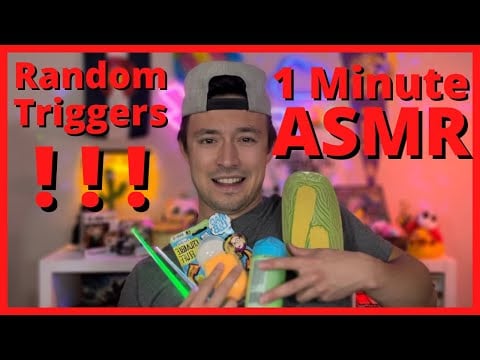 1 MINUTE ASMR TRIGGERS! | ASMR for ADHD, Study, Working, Sleeping | Fast ASMR