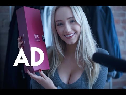 ASMR Unboxing/Review Anjou Hair Straightening Brush ad | GwenGwiz