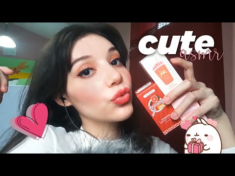 ASMR EN ESPAÑOL / UNBOXING + LITTLE AGGRESSIVE + TAPPING / Cute makeup ♥