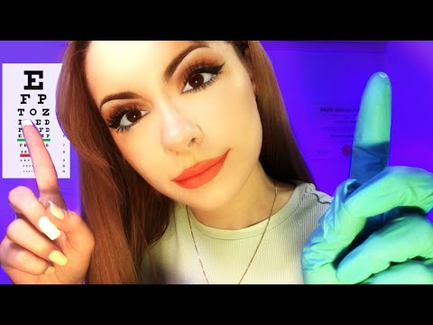 ASMR Orbital Eye Exam for Light Sensitivity | Follow my Instructions Medical, Cranial Nerve Roleplay