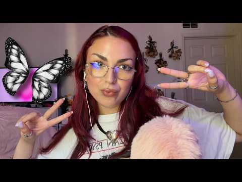 ASMR ☆ Fast & Aggressive Triggers for TINGLE IMMUNITY (mouth sounds, visuals, sticky tapping++)