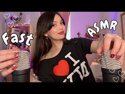 Ear to Ear ASMR | Fast and Aggressive Trigger Assortment (Hand Sounds, Tongue Flutters, Tapping)