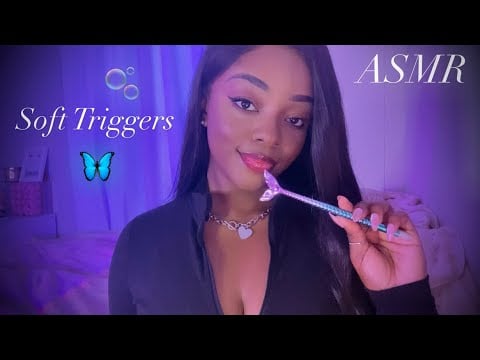ASMR | I Made You a Soft Trigger Assortment 🤍🫧To Help You Relax & Sleep 🦋💤
