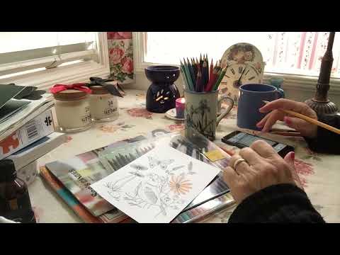 Asmr Q&A + coloring; soft spoken
