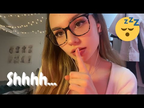 ASMR | Shushing Sounds + Covering Your Mouth 🤫💤💗 (requested)