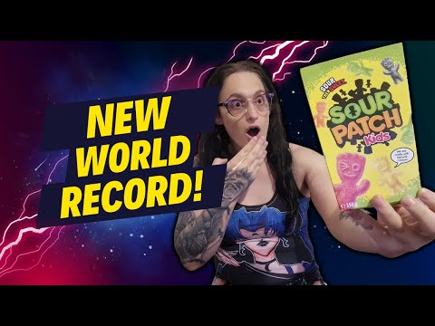 ASMR SOUR PATCH KIDS MUKBANG (NEW WORLD RECORD!)