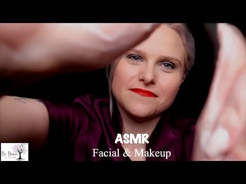 ASMR Spa Facial & Makeup: Face Brushing & Face Touching