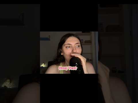 Song Test ASMR 💛🎙️ #asmr