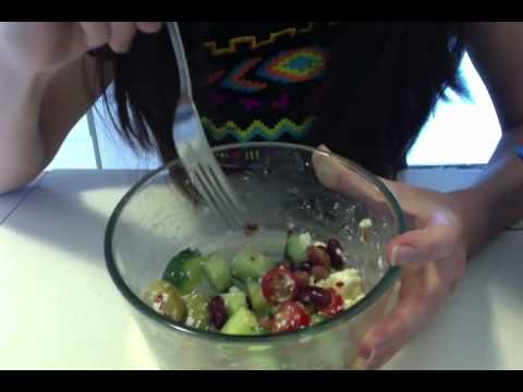 Soft Spoken Lunch. Hearty Greek Salad!