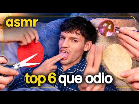 ASMR 😳 HAGO LOS SONIDOS QUE MÁS ODIO para DORMIR: Spit Painting, Eating Sounds