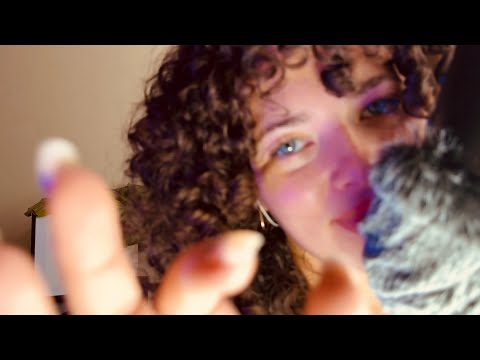 ASMR Up Close Clicky Whispers with Mouth Sounds for Sleep