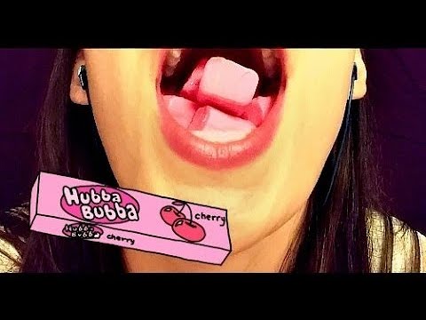 💖 ASMR 🍬 Bubble Gum Chewing a WHOLE Pack 🍬 ♥ [RECOVERED VIDEO]