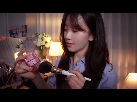 ASMR Makeup Artist Does Celebrity Makeup for Photo shoot 📸