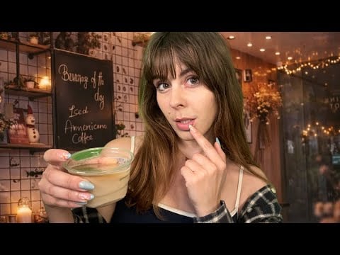 ASMR Barista with NO Boundaries Tries To Flirt With You Roleplay (wlw) ☕️💗