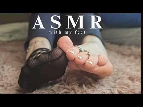 *ASMR* With & Without My Stockings::To help you RELAXX & Fall ASLEEP (no talking)