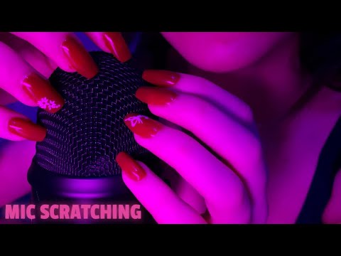 [ASMR - Minimal Talking] Mic Scratching