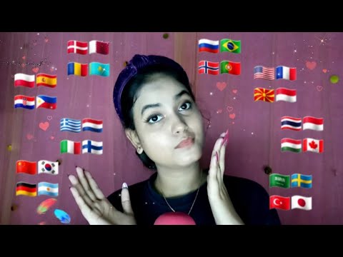 ASMR Whispering *Billion* in 35+ Different Languages